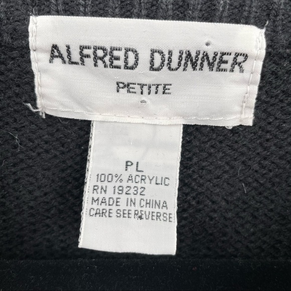 Alfred Dunner Vintage Diamond Sequin Sweater - Picture 11 of 12